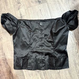 BEBE size 10 black top, great condition